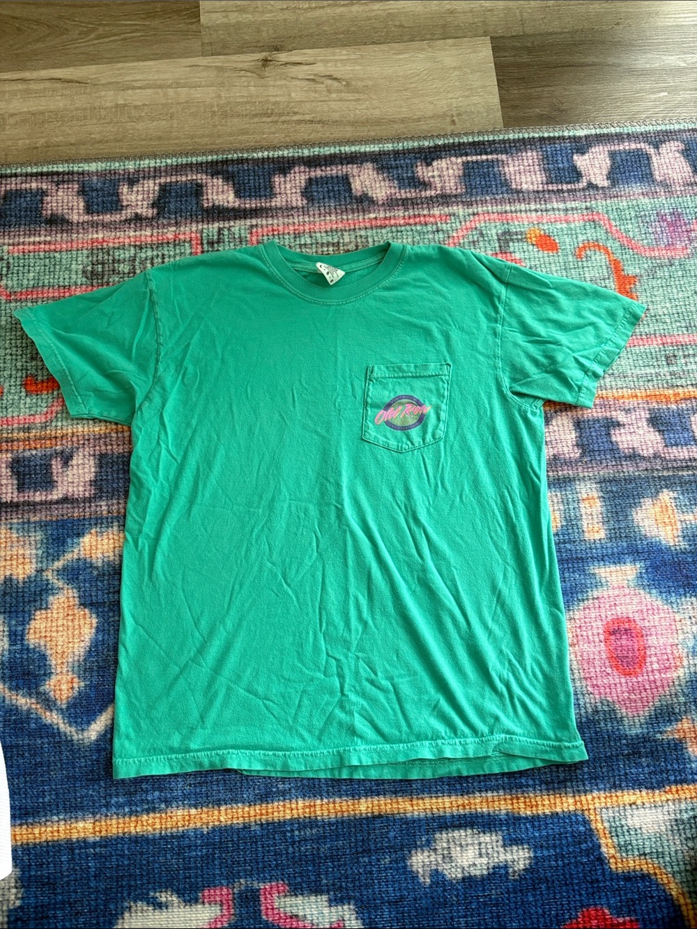 Men's Short Sleeve Pocket Tee in Teal